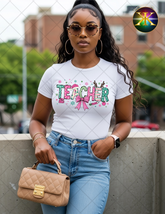 Christmas Teacher Sublimation Shirt Transfer